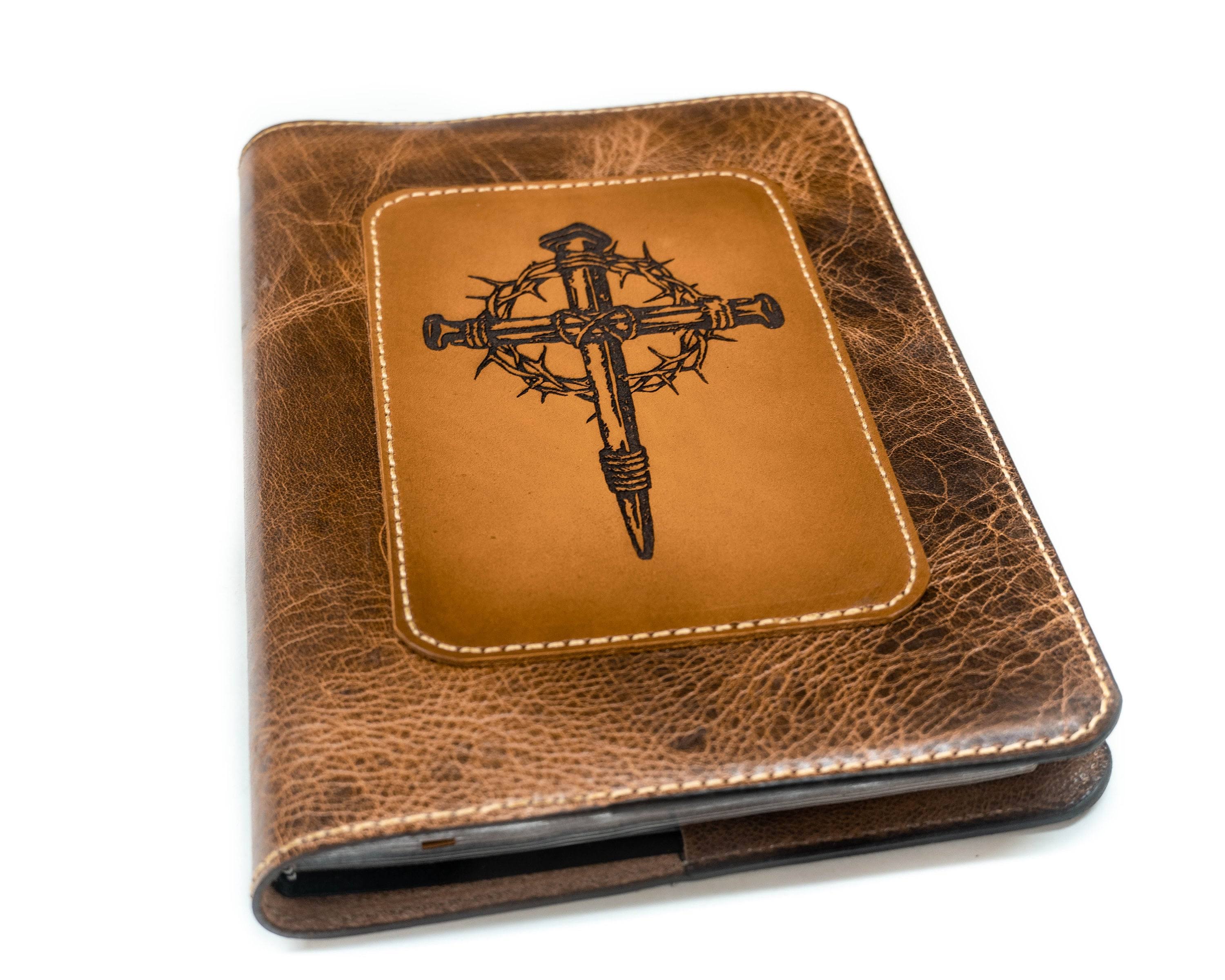 NIV Giant Print Bible, Full Grain Leather Bible, NIV Large Print Bible, NIV Bible, Personalized. H9PCNU